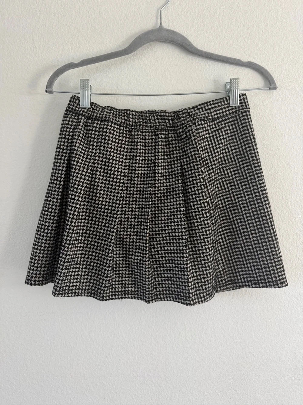 Abercrombie Kids Youth Girls Houndstooth Pleated Mini Skort Size 15/16 - Picture 3 of 4